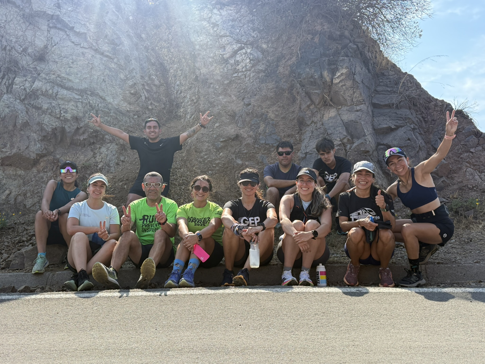 Entrenamiento de asfalto: cuestas en Naltahua