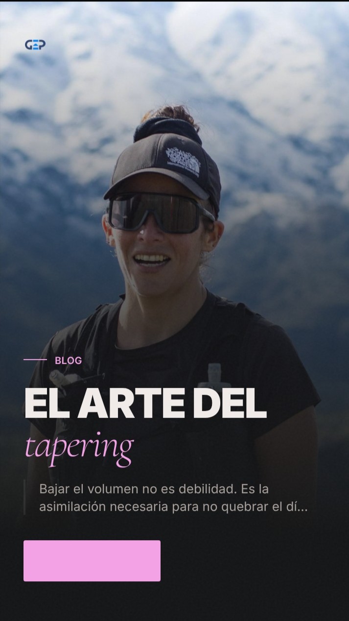 Tarjeta para Instagram Stories - El Arte del Tapering