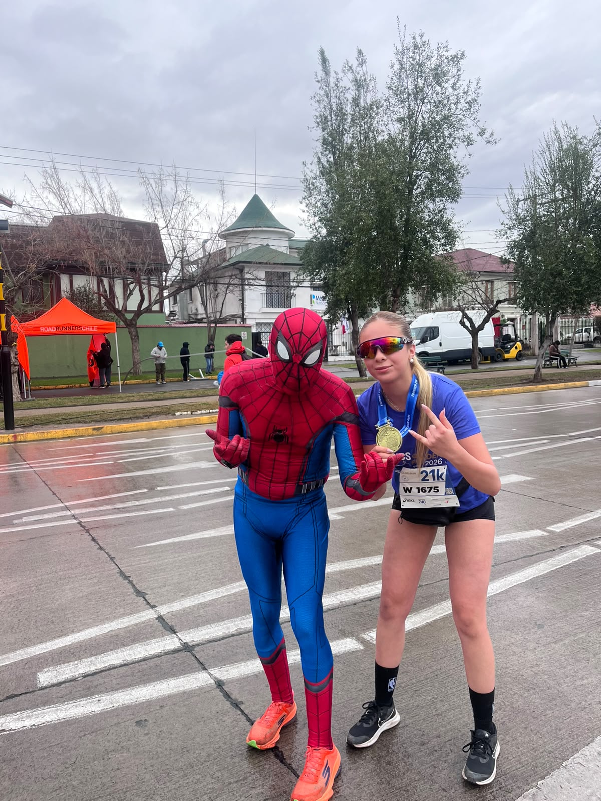 Laura Fuentes en su primera carrera como atleta GEPsport